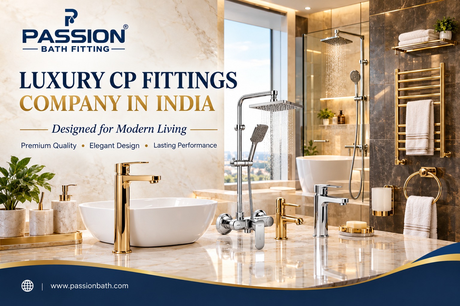 Luxury CP Fittings by Passion Bath