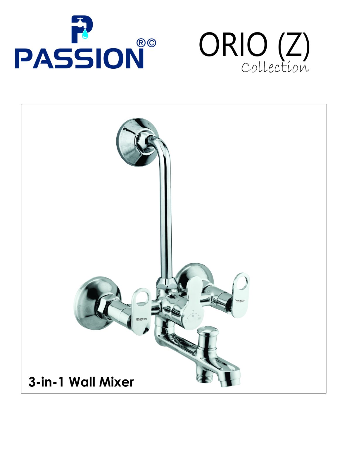 3 in 1 wall mixer orio