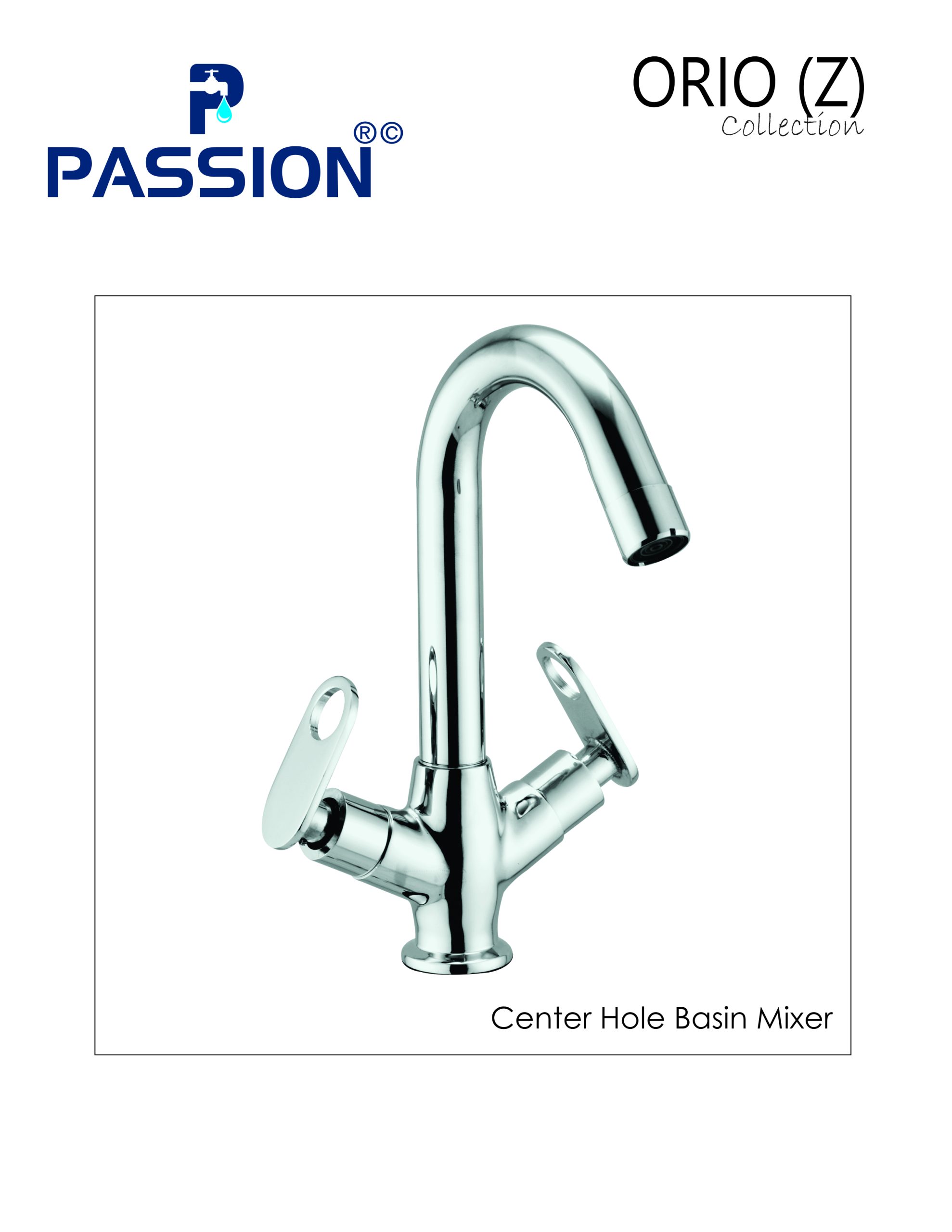 centre hole basin mixer orio