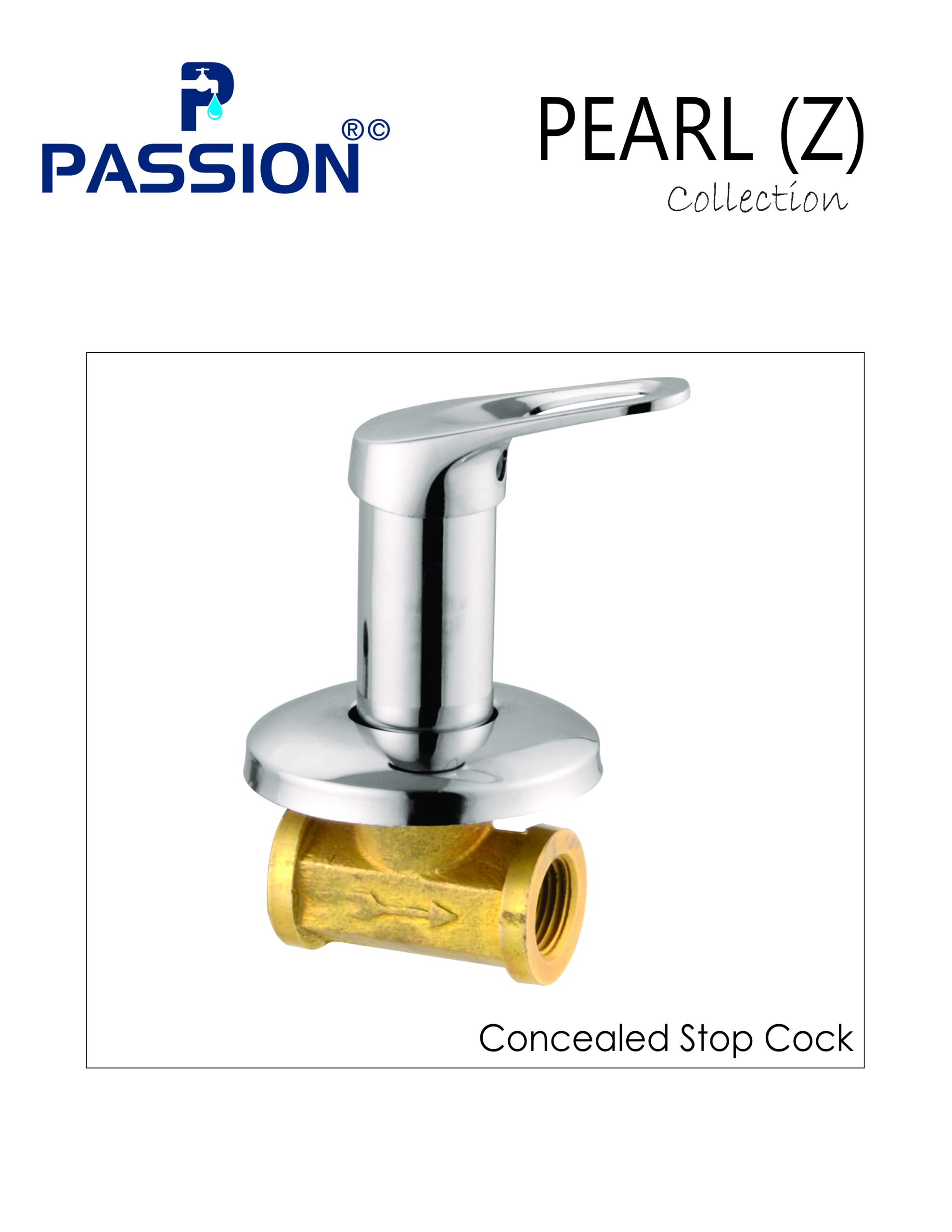 concealed stop cock pearl-z