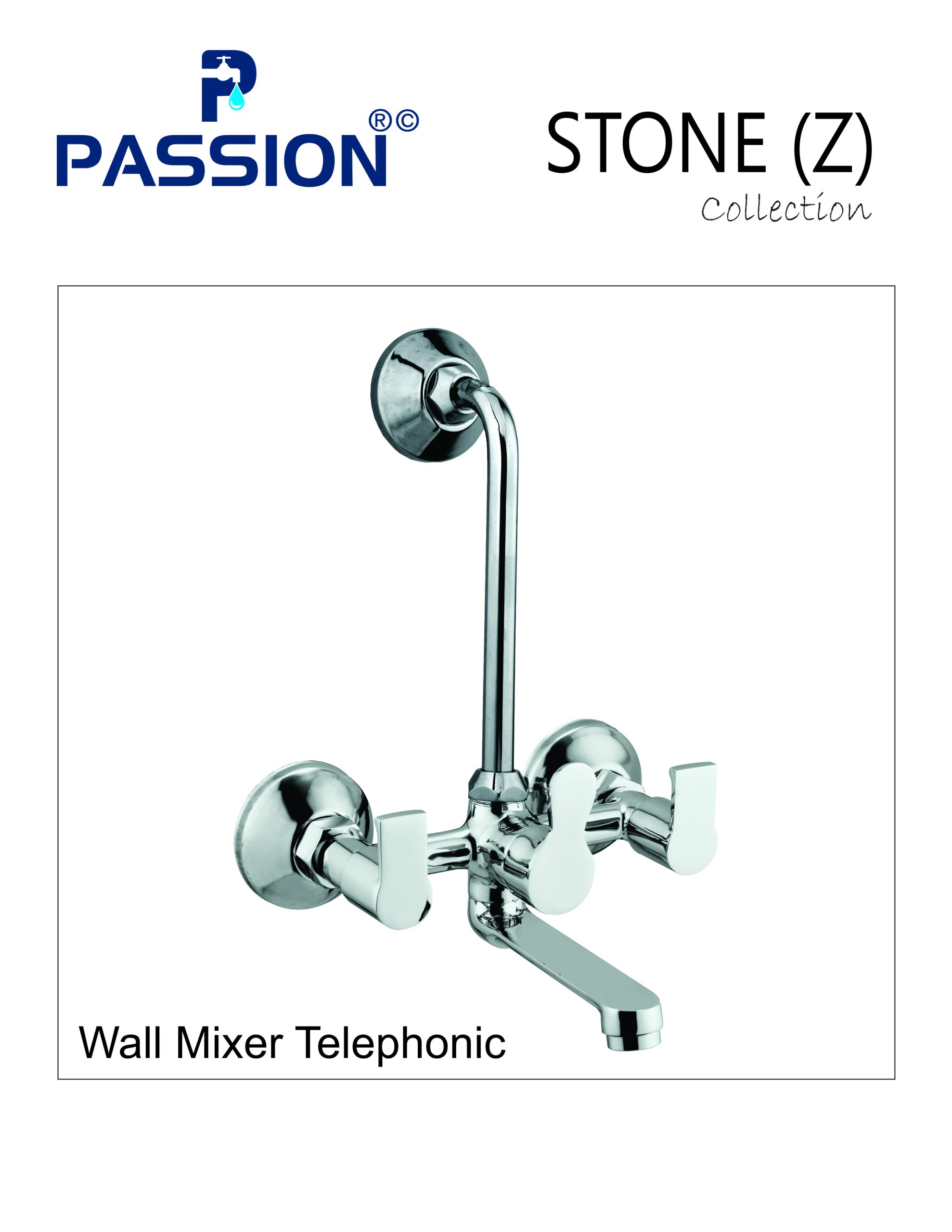 wall mixer telesphonic stone-z