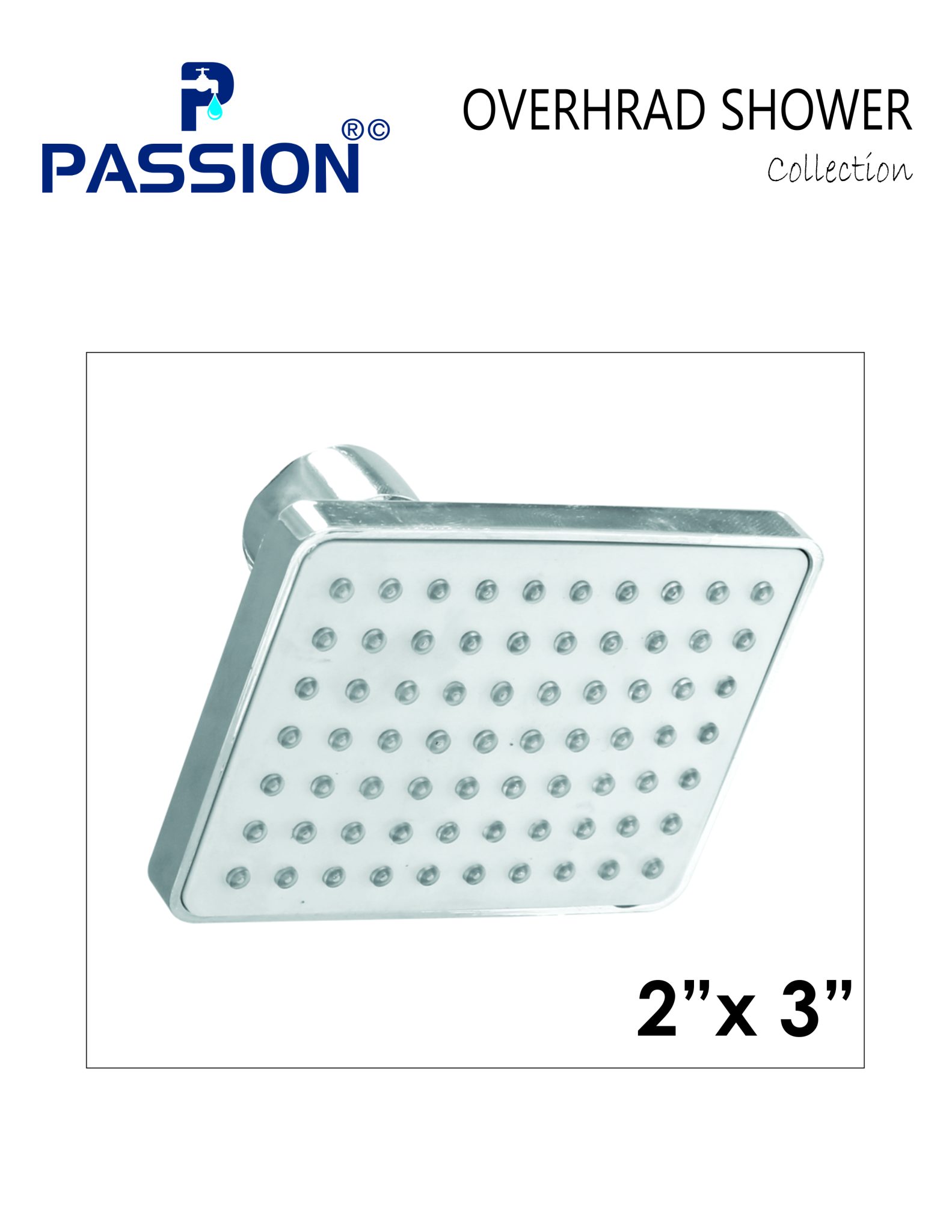 overhrad shower pearl 2"*3""