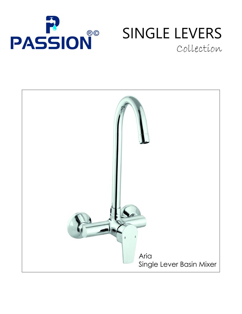 aria single lever basin mixer